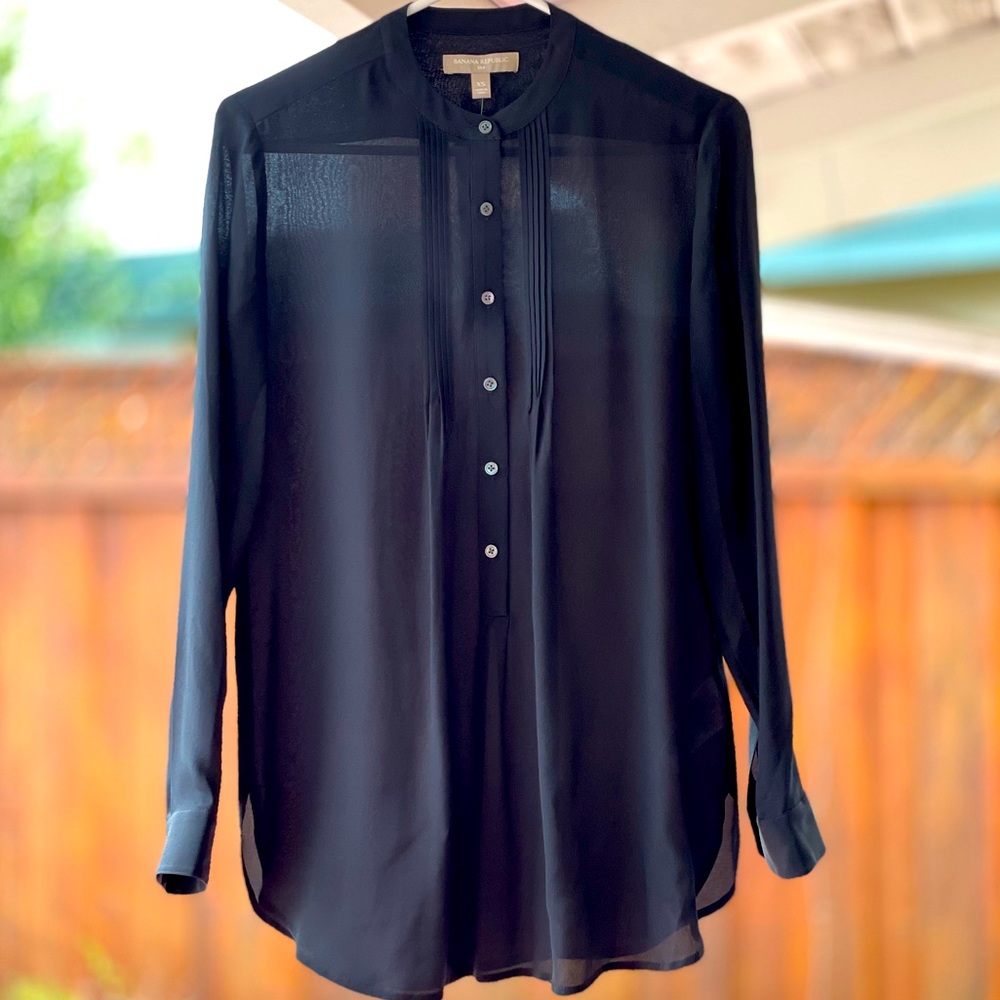 100% Silk Banana Republic Tunic